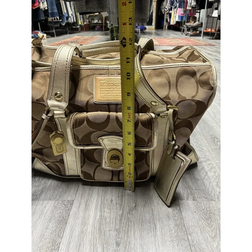 Coach Signature Dog Carrier Pet Carrier Bag Jacquard Monogram H0668-60094